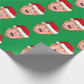 DONALD TRUMP Kerstmis Cadeaupapier (Hoek)