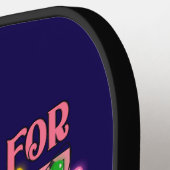 Donald Trump Kerstmis Ik zal thuis zijn Pickleball Paddle (Links Detail)