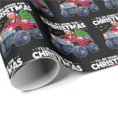 Donald Trump Kerstmis | Ik zal thuis zijn voor Ker Cadeaupapier (Rol Hoek)