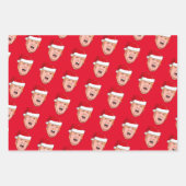 DONALD TRUMP Kerstmis Inpakpapier Vel (Voorkant 3)