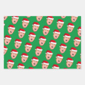 DONALD TRUMP Kerstmis Inpakpapier Vel (Voorkant 2)