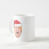 DONALD TRUMP Kerstmis Koffiemok (Voorkant links)
