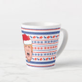 DONALD TRUMP Kerstmis Latte Mok (Rechterhoek)