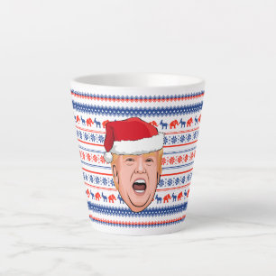 DONALD TRUMP Kerstmis Latte Mok