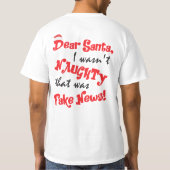 Donald Trump Kerstmis lelegant kerstkeuken T-shirt (Achterkant)