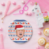 DONALD TRUMP Kerstmis Papieren Bordje (Feest)