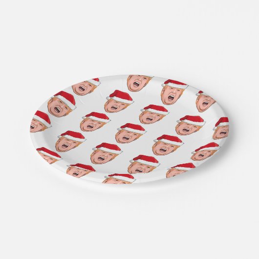 DONALD TRUMP Kerstmis Papieren Bordje (Gekanteld)