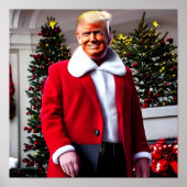 Donald Trump Kerstmis Poster (Voorkant)
