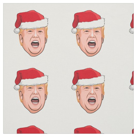 DONALD TRUMP Kerstmis Stof (Swatch)