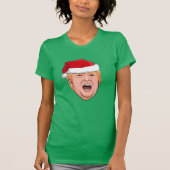 DONALD TRUMP Kerstmis T-shirt (Voorkant)