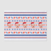 DONALD TRUMP Kerstmis Tissuepapier (Voorkant)