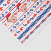 DONALD TRUMP Kerstmis Tissuepapier (Detail)