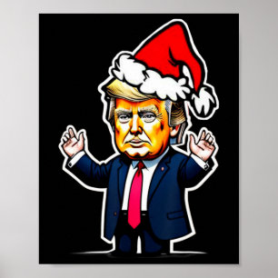 Donald Trump Kerstmis voor vaders en vrouwen Kerst Poster