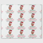 Donald Trump-kerstpapier Cadeaupapier (Vlak)