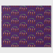 Donald Trump: Kerstvreugde voor de wereld Cadeaupapier (Vlak)