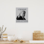 Donald Trump Kies voor grootsheid Poster (Keuken)