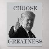 Donald Trump Kies voor grootsheid Poster (Voorkant)