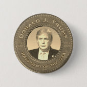 Donald Trump Kijk Campagne Ronde Button 5,7 Cm (Voorkant)