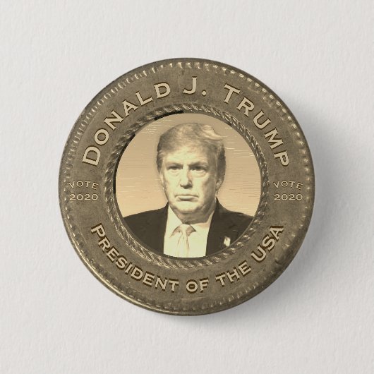 Donald Trump  Kijk Campagne Ronde Button 5,7 Cm (Voorkant)