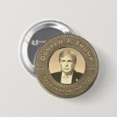 Donald Trump  Kijk Campagne Ronde Button 5,7 Cm (Voorkant /achterkant)