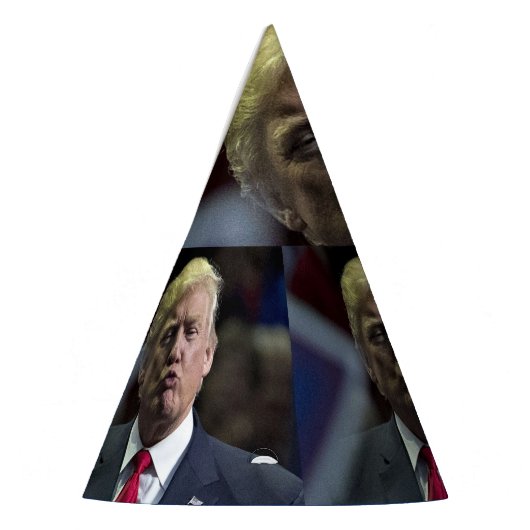 DONALD TRUMP KISS BIRTHDAY PARTY PETTEN FEESTHOEDJES (Links)