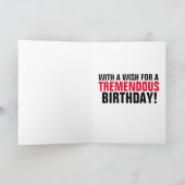 DONALD TRUMP KISS BIRTHDAY wenskaarten Kaart (Binnen)