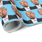 DONALD TRUMP KISS BIRTHDAY WRAPPER PAPIER (Rol Hoek)