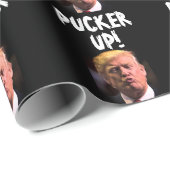 DONALD TRUMP KISS BIRTHDAY WRAPPER PAPIER (Rol Hoek)
