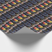 DONALD TRUMP KISS BIRTHDAY Wrapping Paper Cadeaupapier (Hoek)