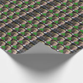 DONALD TRUMP KISS CHRISTMAS FUNNY WRAPPING PAPER CADEAUPAPIER (Hoek)