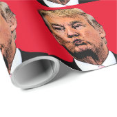 DONALD TRUMP KISS CHRISTMAS WRAPPING PAPER CADEAUPAPIER (Rol Hoek)