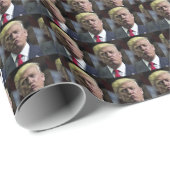 DONALD TRUMP KISS CHRISTMAS WRAPPING PAPER CADEAUPAPIER (Rol Hoek)