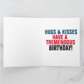 DONALD TRUMP KISS GIANT BIRTHDAY CARDS KAART (Binnen)