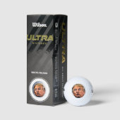 DONALD TRUMP KISS GOLF BALLS CHRISTMAS GIFT GOLFBALLEN (Verpakking)