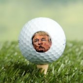 DONALD TRUMP KISS GOLF BALLS CHRISTMAS GIFT GOLFBALLEN (Insitu Shirt)