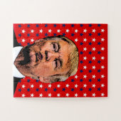 DONALD TRUMP KISS JIGSAW PUZZLE EENVOUDIG LEGPUZZEL (Horizontaal)