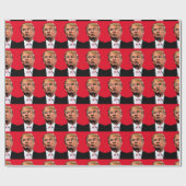 DONALD TRUMP KISS WRAPPING PAPIER (Vlak)