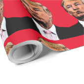 DONALD TRUMP KISS WRAPPING PAPIER (Rol Hoek)