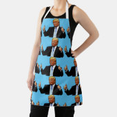 DONALD TRUMP KITCHEN APRON SCHORT (Insitu)