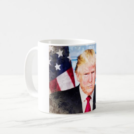 Donald Trump Koffiemok (Voorkant links)