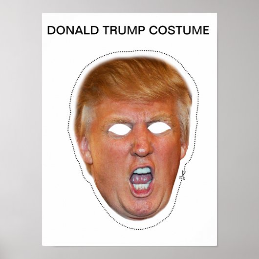 Donald Trump Kostuum Poster (Voorkant)