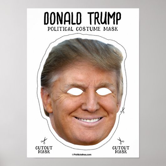 Donald Trump kostuummasker Poster (Voorkant)
