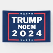 Donald Trump Kristi 2024 Spandoek (Horizontaal)