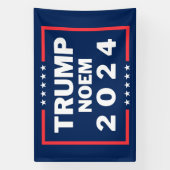 Donald Trump Kristi 2024 Spandoek (Verticaal)