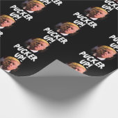 DONALD TRUMP KUS FUNNY CADEAUPAPIER (Hoek)