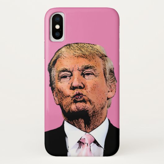 DONALD TRUMP KUS IPHONE HOESJE (Achterkant)