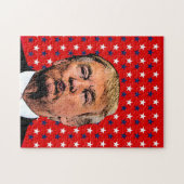 DONALD TRUMP KUS LEGPUZZEL GEMAKKELIJK (Horizontaal)