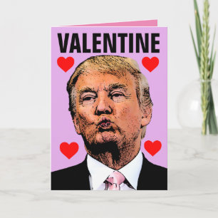 DONALD TRUMP KUS VALENTIJNSDAG KAARTEN