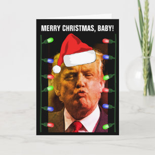 DONALD TRUMP KUST KERSTKAARTEN KAART