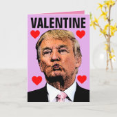 DONALD TRUMP KUST VALENTIJNSDAG KAARTEN (Gele Bloem)